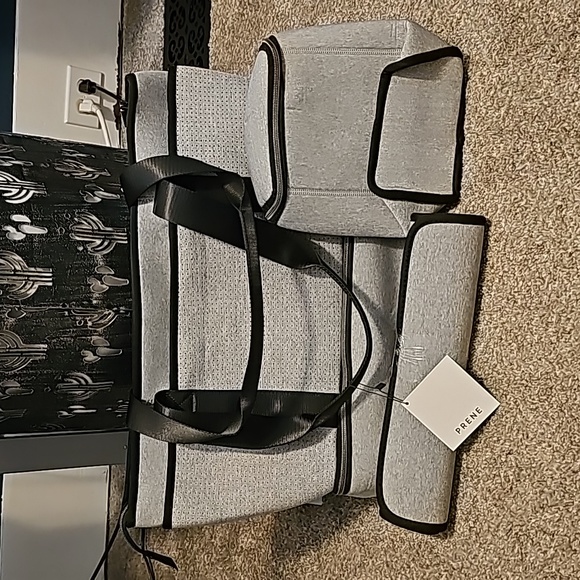 PRENE The Sunday Bag (Grey) Neoprene Tote / Baby / Travel Bag - Picture 2 of 9